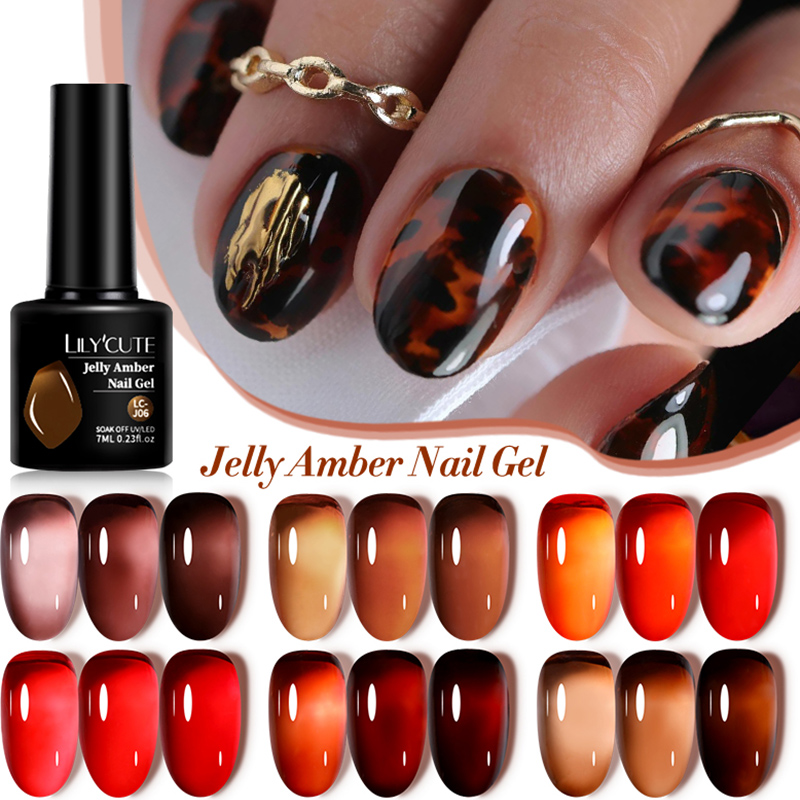 LILYCUTE 7ML gelatina ámbar es - Resin Art Varnish reseña y precio