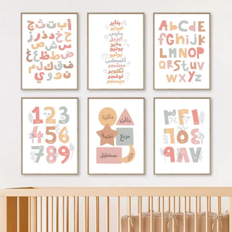 Arte de pared árabe, alfanumér - Resin Art Class reseña y precio