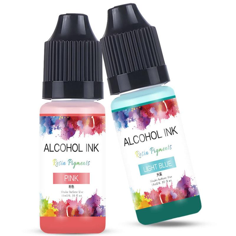 Tinta de Alcohol de 22 colores - Resin Pigment Alcohol Ink reseña y precio