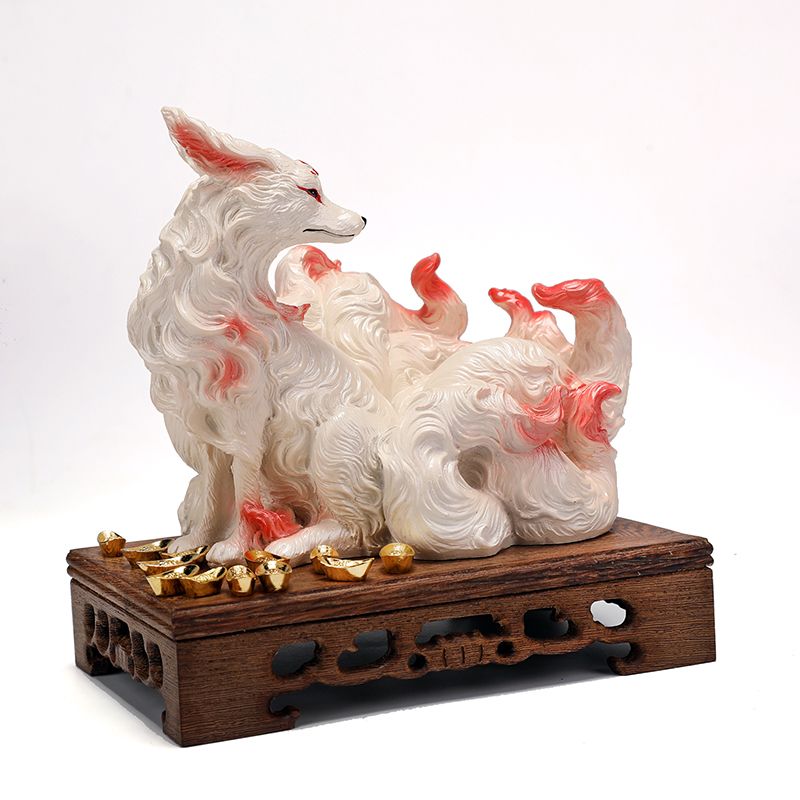 Adornos de Zorro de Nueve Cola - Resin Art For Anniversary Gift reseña y precio
