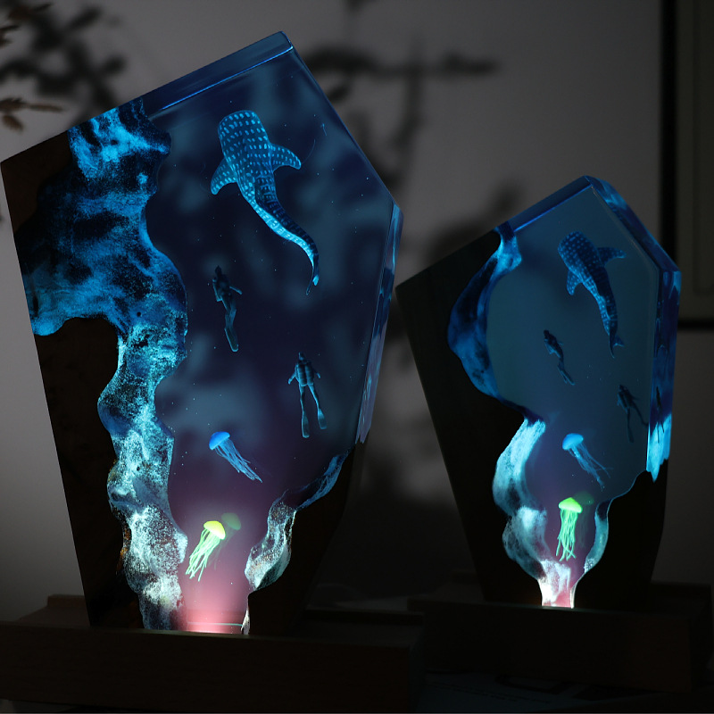 Adorno Luminoso de Resina con  - Resin Art For Anniversary Gift reseña y precio