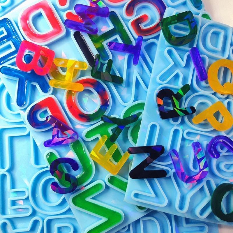 Molde resina para pendientes c - Resin Art Letter Keychain reseña y precio