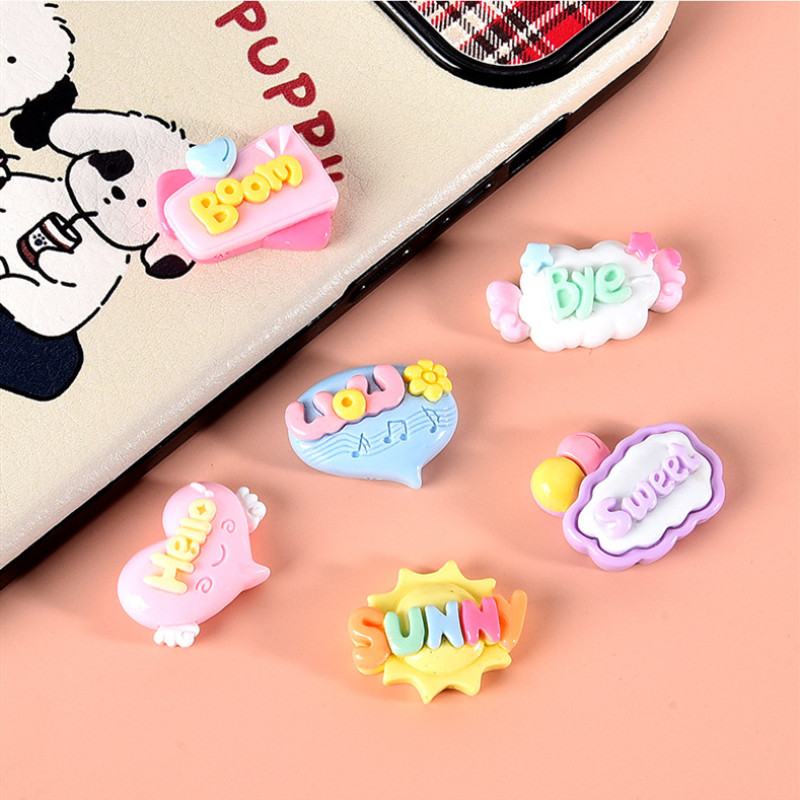 10/20/30 Piezas de Adornos de  - Resin Art Letter Keychain reseña y precio