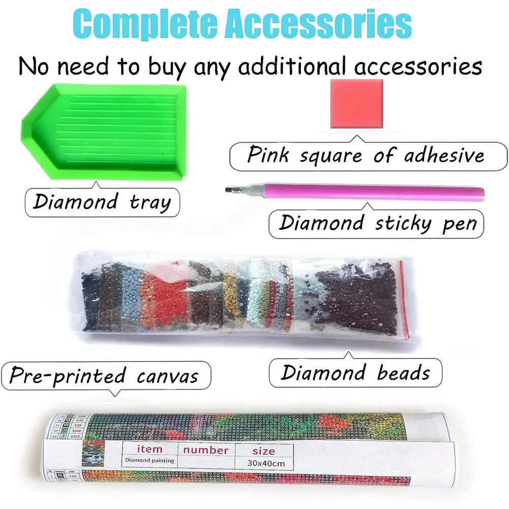 Pintura de diamante mosaico ch - Resin Art Learning reseña y precio