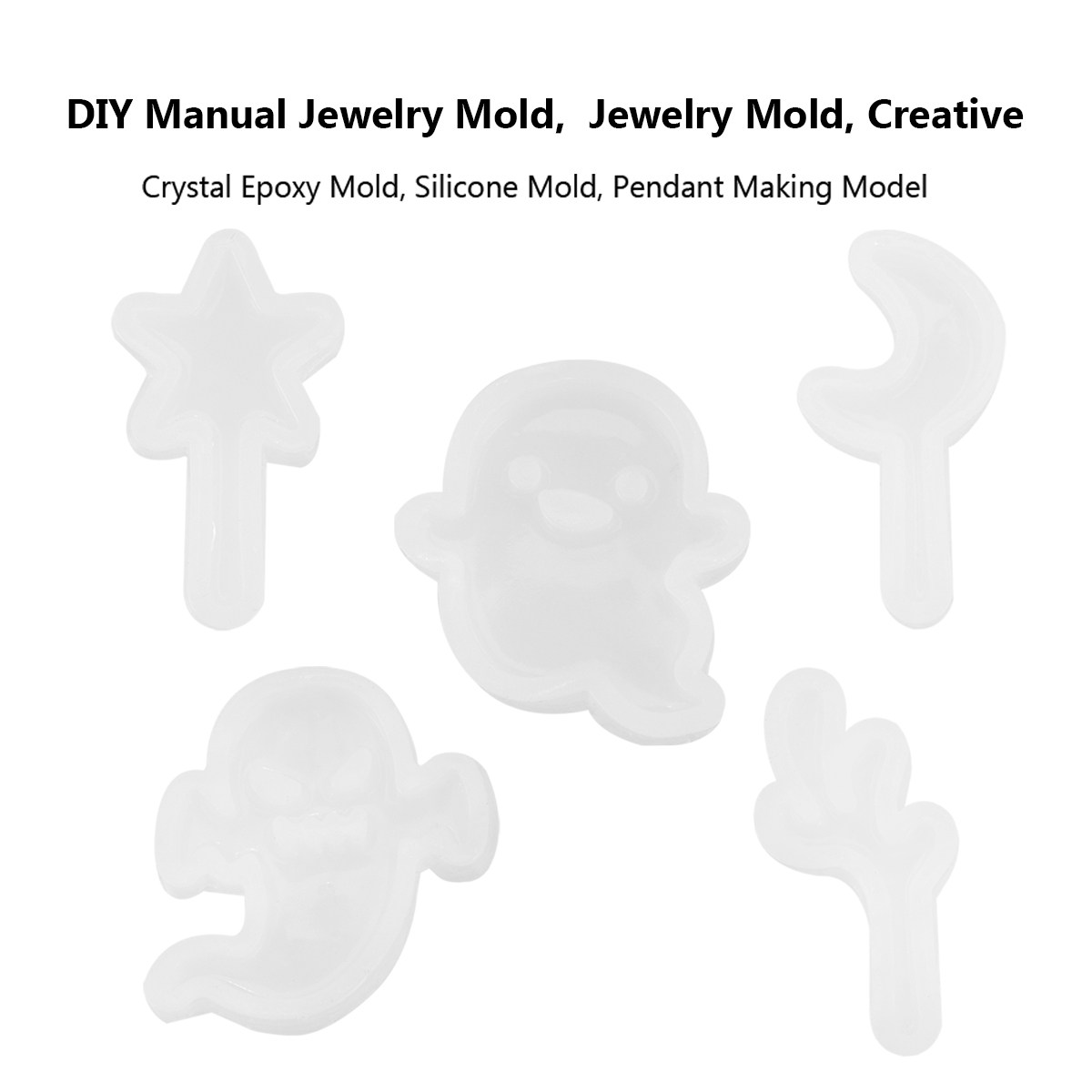 Juego de 5 Moldes de Silicona  - Resin Art Studio reseña y precio