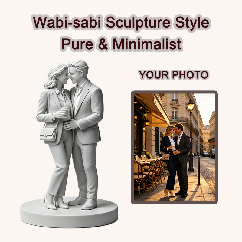 Figura de pareja impresa en 3D - Resin Art For Anniversary Gift reseña y precio