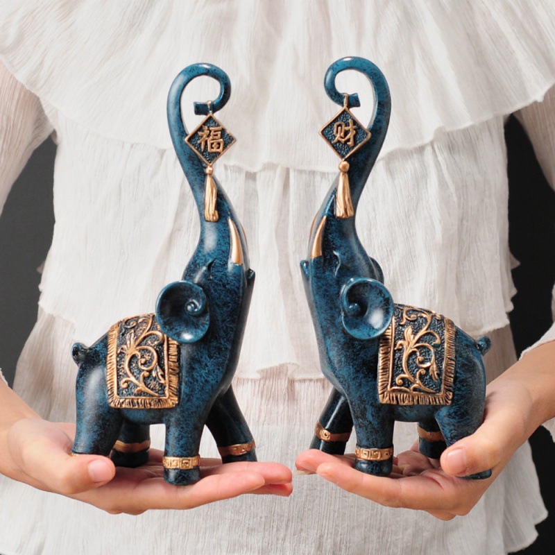 Un Par de Figuras de Elefante  - Resin Art For Anniversary Gift reseña y precio