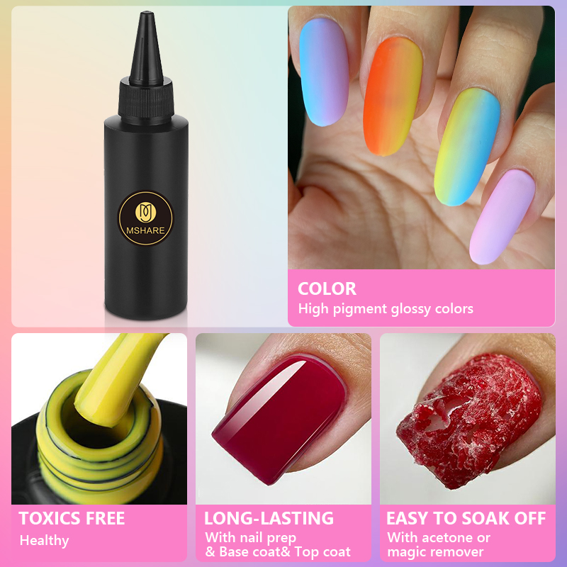 MSHARE 100ML Esmalte de uñas e - Resin Art Varnish reseña y precio