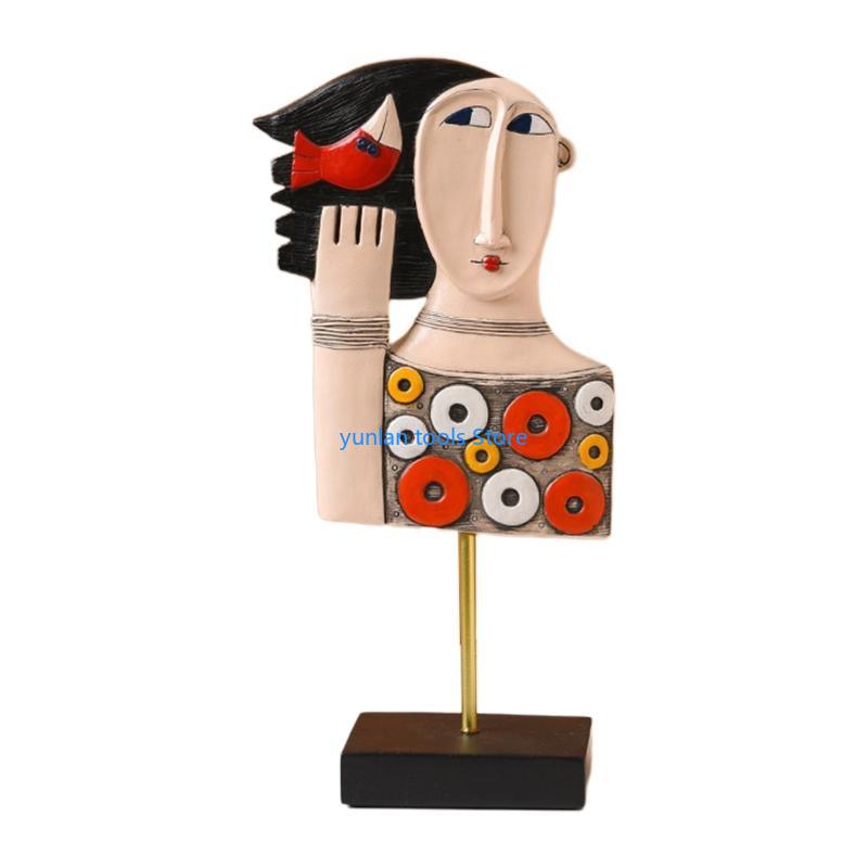 50 Face Art Statue Sculpture R - Resin Art Studio reseña y precio